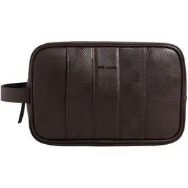 Ted Baker Waydee House Check PU Washbag, Necessaire, Braun