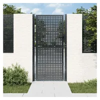 vidaXL Gartentor Anthrazit 105x250 cm Stahl