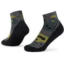 Buff Merino Lightweight Quarter Socken 2 Grau 36-38