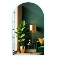 Tulup Led, Transparent, Glas, Oval, 40x70x0.4 cm, Spiegel, Wandspiegel