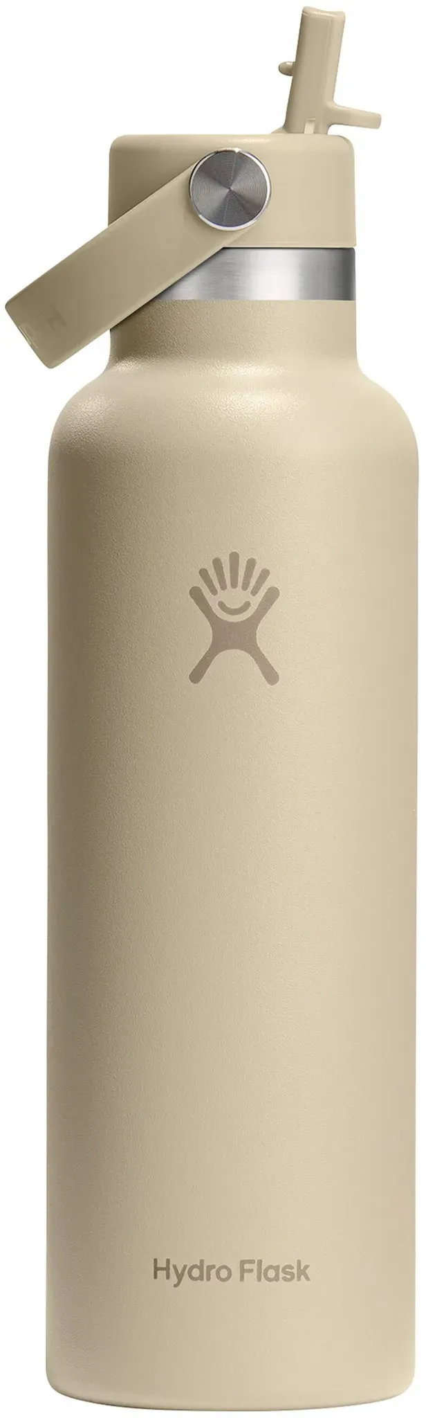 HydroFlask Trinkflasche mit Strohhalm 621ml, beige