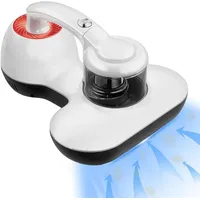 Milbensauger Handstaubsauger für Matratzen, UV-C-Licht, 16.000Pa, 12.800 Schläge/Min, 99.99% Milbenentfernung, 254mm Saugöffnung für Sofa,Bett,...