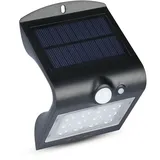 V-Tac Solar-LED Wandleuchte VT 767-2 (8277) mit Sensor, 1,5W, schwarz