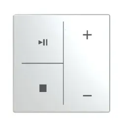 Busch-Jaeger LFMW/A.4.63.1-866 Abdeckung als Taster 4-fach mit Symbolik Musiksteuerung 2CKA006199A0334 LFMWA4631866