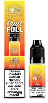 Dinner Lady Fruit Full Lemon Orange NicSalt Liquid 10ml / 10mg