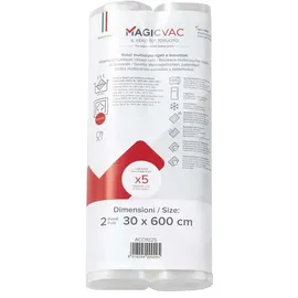 MagicVac Magic Vac Vakuumier Rollen, Lebensmittelverpackung, Transparent