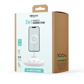 Forever CORE MagSecure 2in1 wireless charger MSF-210 15W+5W