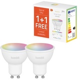 Hombli smarte Glühbirne GU10 5W RGB, 2er Pack