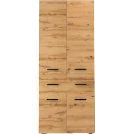 INOSIGN Skara Hochschrank 76 x 35 x 180 cm grau