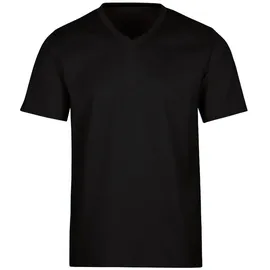 TRIGEMA V-Shirt DELUXE schwarz M