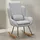 KADIMA DESIGN Schaukelstuhl CAPRI Design Relaxsessel 75 x 110 x 88,5 cm, in Grau / Gr.: onesize