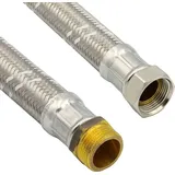 LK Armatur Deutschland GmbH Diffusionsdichter Schlauch 750 mm 25 x 33, 1" Mutter x 1" Außengewinde Hellgrau