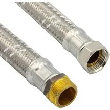 LK Armatur Deutschland GmbH Diffusionsdichter Schlauch 750 mm 25 x 33, 1" Mutter x 1" Außengewinde Hellgrau