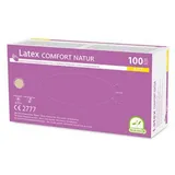 Medi-Inn Latex Comfort Natur Einmalhandschuhe 100 St Verband