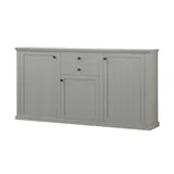 Schöner Wohnen Kollektion Highboard Village ¦ grau ¦ Maße (cm): B: 234 H: 116 T: 41