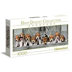 Clementoni High Quality Panorama - 1000 Teile Puzzle NP - Beagles