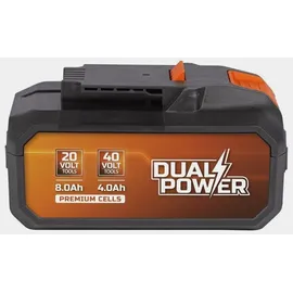 Powerplus Dual Power Akku 40 V Li-Ion 8,0 Ah 2 Stück