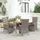 vidaXL Garten-Essgruppe 5-tlg. Grau
