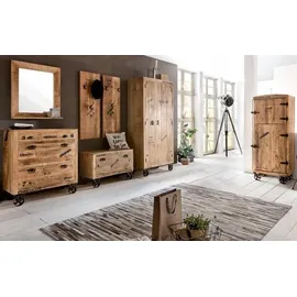 SIT Möbel Garderobenpaneel Rustic 35 x 8 x 110 cm Beige