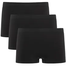 Jockey Slip Seamfree Boy Short 3P Schwarz XL