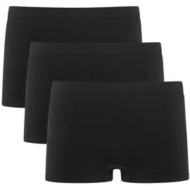 Jockey Slip Seamfree Boy Short 3P Schwarz XL