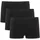 Jockey Slip Seamfree Boy Short 3P Schwarz XL