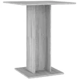 vidaXL Bistrotisch Grau Sonoma 60x60x75 cm Holzwerkstoff