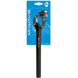 M-Wave FOURSPRING VARIO Sattelstütze, schwarz, 31,6 mm