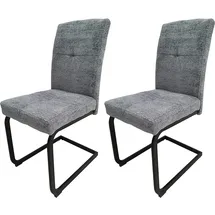 Hti-Living Esszimmerstuhl Kinsey 2er-Set Grau