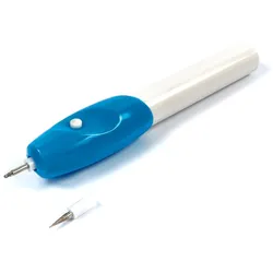 HBM Gravierstift auf Batterien