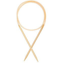buttinette Rundstricknadel "Bambus", 60 cm