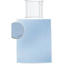 Primera Bettwäsche PRIMERA Baumwolle, Sommer-Set", blau