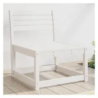 vidaXL Gartensofa Loungesofa weiß