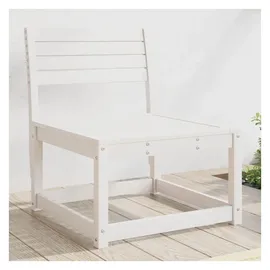 vidaXL Gartensofa Loungesofa weiß