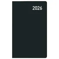 Korsch Verlag Taschenkalender Saturn Leporello Karton schwarz 2026