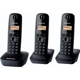 Panasonic Dect Kxtg1613Blh Trio Noir - Schwarz