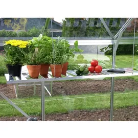 Vitavia Aluregal 120 cm x 31 cm Alu-Blank abklappbar