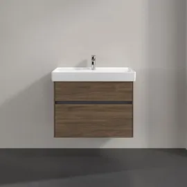 Villeroy & Boch Collaro Waschbeckenunterschrank 76 x 55 cm Arizona Oak