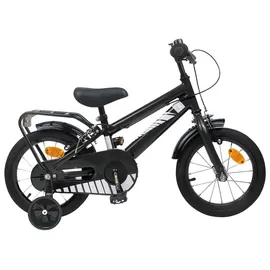 vidaXL Kinderfahrrad 16 Zoll schwarz