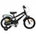 vidaXL Kinderfahrrad 16 Zoll schwarz