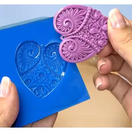 Reschimica Flüssiges Silikon Kautschuk Abformsilikon weich 1:1 1 kg Blau