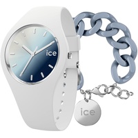 Ice Sunset - Marine Silver - Medium - 3H + Jewellery - Chain Bracelet - Artic Blue - Silver