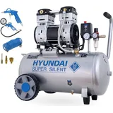 Hyundai Silent Kompressor SAC55753 SET (8 bar, 50L, ÖLFREI, 59 dB, 1.5 kW / 2.0 PS)