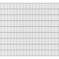 GAH Alberts Alberts Doppelstab-Gittermatte 2m 180 cm Typ 6/5/6, anthrazit