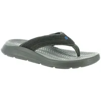 Skechers Herren Sargo Point Vista flip-Flops, Charcoal Knitted Mesh, 42 EU - 42 EU