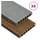 vidaXL WPC Terrassendielen mit Zubehör 16 m2 2,2 m braun/grau