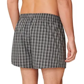 SCHIESSER Web-Boxershorts Grau/Blau 4XL 4er Pack