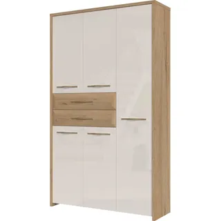 Home Affaire Garderobenschrank »Gala«, hochwertig UV lackiert, Soft-Close-Funktion, Höhe 192cm