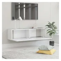 vidaXL TV-Schrank 120x30x30 cm Weiß Holzwerkstoff