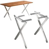 DanDiBo Ambiente Tischbeine Edelstahl 96678 68 x 72 cm
